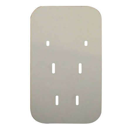 Henson Group Kutol Dispenser Wall Plate, Color Gray 9903ZPL